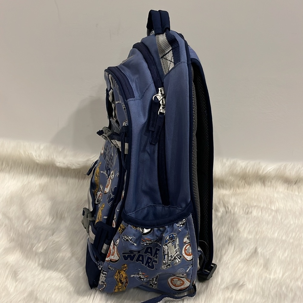 Pottery Barn Star Wars Droids Kids Backpack Blue Collaboration - Picture 5 of 12